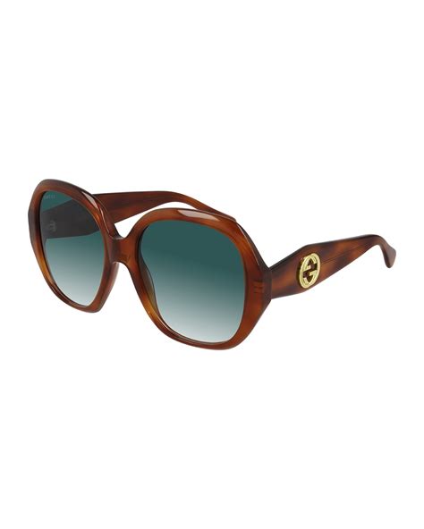 Gucci Havana acetate round